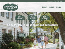 Tablet Screenshot of hammockshopsvillage.com